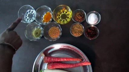TASTY CARROT RADISH PICKLE | Gajar Mooli Aachar | NirmalBhoj