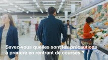 Covid-19 : les réflexes à avoir en rentrant de courses