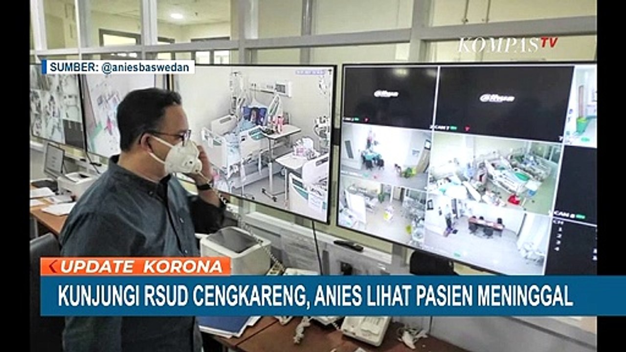 Gubernur Anies Lihat Pasien Corona Meninggal di RSUD Cengkareng
