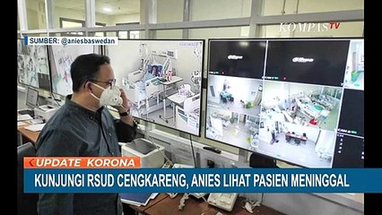 Gubernur Anies Lihat Pasien Corona Meninggal di RSUD Cengkareng