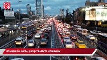 İstanbul'da mesai çıkışı trafikte yoğunluk oluştu