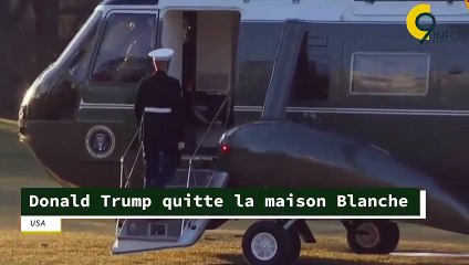 Donald Trump quitte la Maison-Blanche