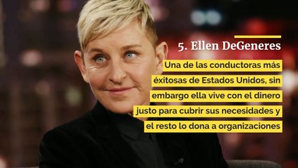10 Famosos que son millonarios pero prefieren vivir sin lujos