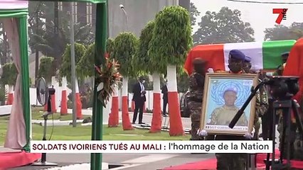 Soldats ivoiriens tués au Mali : l’hommage de la Nation