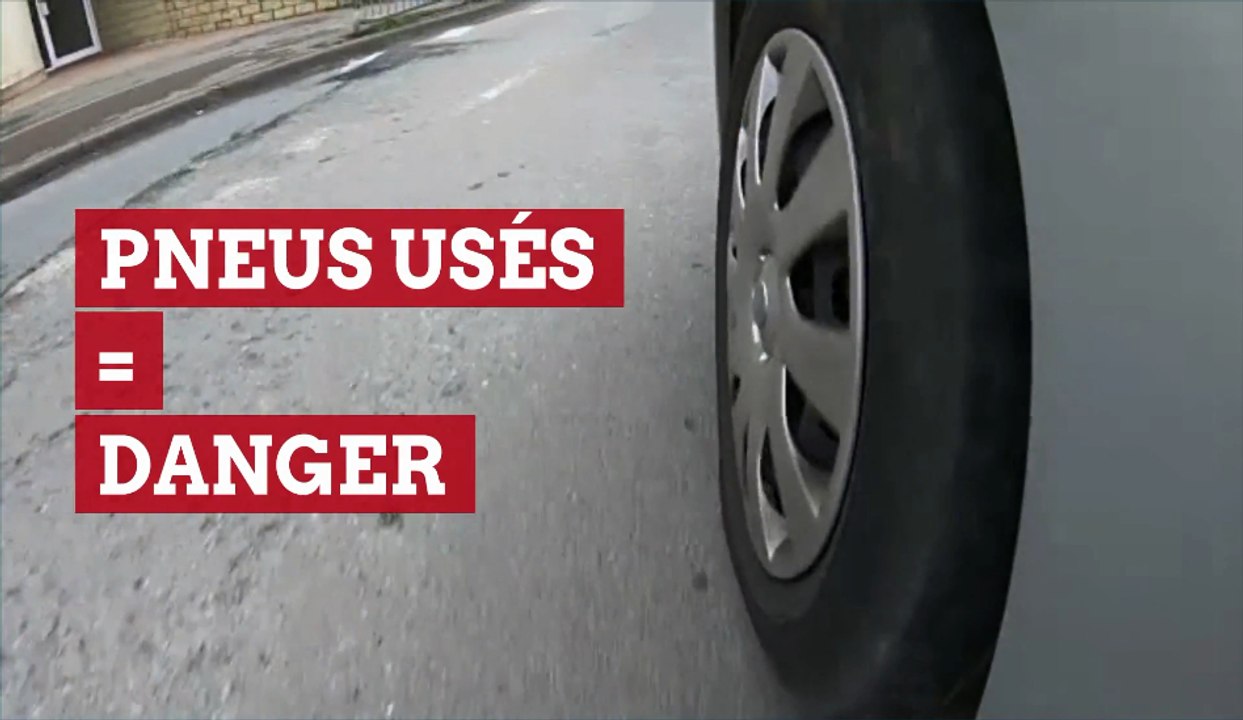 Pneus usés = danger
