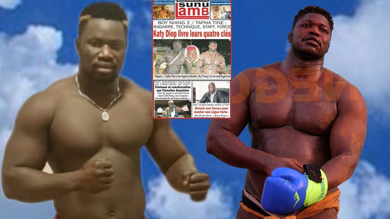 Katy Diop décortique le combat   Tapha Tine a une bagarre ordonnée, Boy Niang est un...