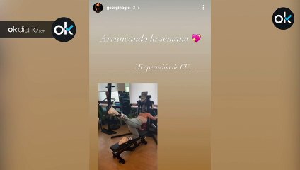 Georgina Rodríguez muestra su "operación de culo" en Instagram