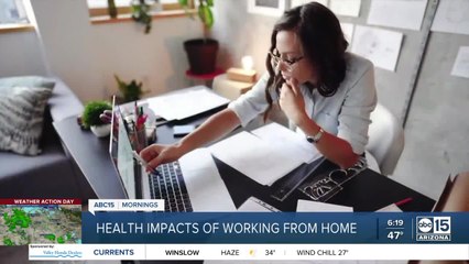 Health impacts of working from home