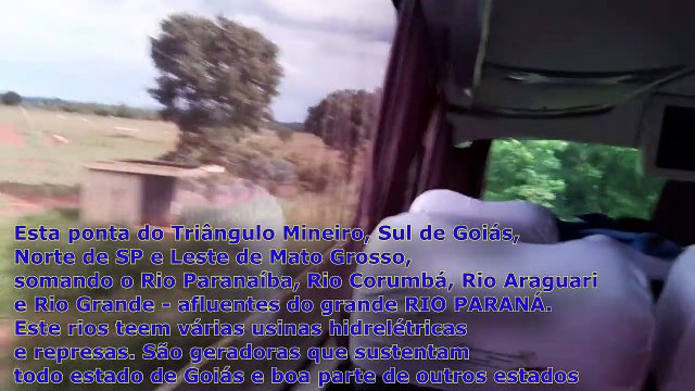 DICAS ao Chegar em Caldas Novas/GO: Ao Passar sobre a Divisa de MG / GO a guia Edna dá instruções de Turismo