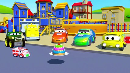 Super Truck et le Camion de Glaces pour l'Anniversaire de Car City | Dessin animé pour les enfants