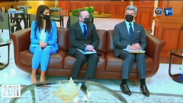 RTG/ Rencontre entre le Chef de l’Etat Ali Bongo Ondimba et le président d’honneur du groupe EDF