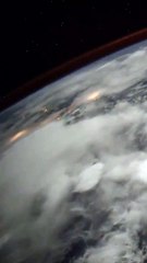 Thunderstorms viewed from space