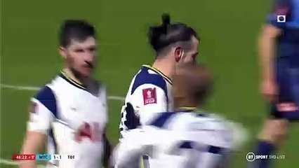Gareth Bale Goal HD - Wycombe 1-1 Tottenham - Full Replay