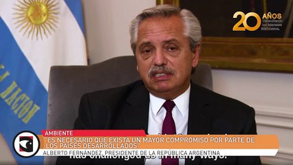 “Es necesario que exista un mayor compromiso por parte de los países desarrollados”,