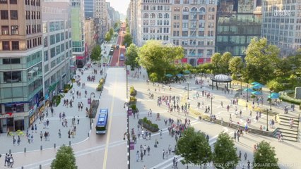 New York City’s Union Square Getting $100 Million Pedestrian-friendly Makeover