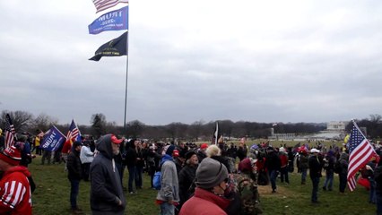 Trump Rally Just Before US Capitol Building 1