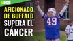 Aficionado de Buffalo supera el cáncer y celebra a lo 'Bills Mafia'