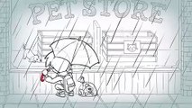 Odd Dog | Official 2D Animated Short Film | greyscale animation