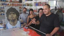 Comienza instalación de murales en Argentina para honrar memoria de Maradona