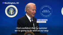 US 'well on' way to Covid herd immunity by summer: Biden