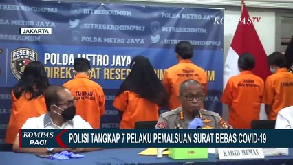 Tujuh Pelaku Pemalsu Surat Tes Bebas Covid-19 Ditangkap, Ternyata Oknum Pegawai Klinik!