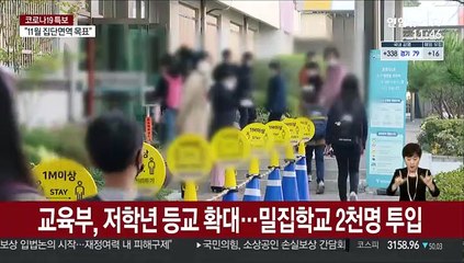교육부, 저학년 등교 확대…밀집학교 2천명 투입