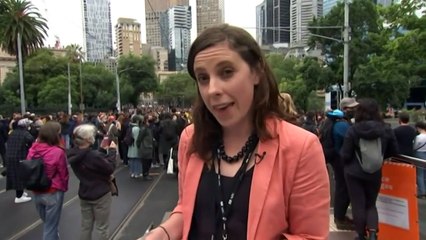 Members of stolen generations attend Invasion Day rally