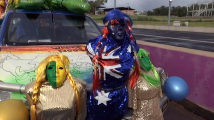 Annual ute run takes place through Darwin's suburbs