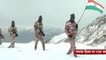 Ladakh: ITBP jawans march with national flag in -25 degree
