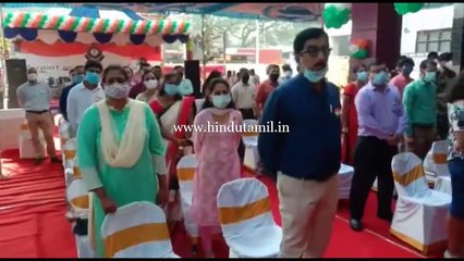 சென்னை விமான நிலையத்தில் கஸ்டம்ஸ்சில் குடியரசு தின விழா  - ஒளிப்பதிவு ஸ்டாலின்