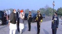 R- Day: PM Narendra Modi reaches National War Memorial