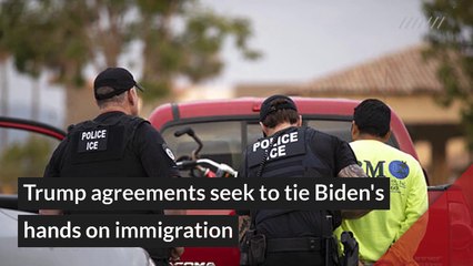 Trump agreements seek to tie Biden's hands on immigration, and other top stories in general news from January 26, 2021.