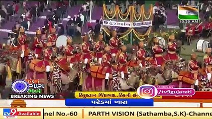 A contingent of the NSG also known as the Black Cat Commandoes march down Rajpath _ TV9News