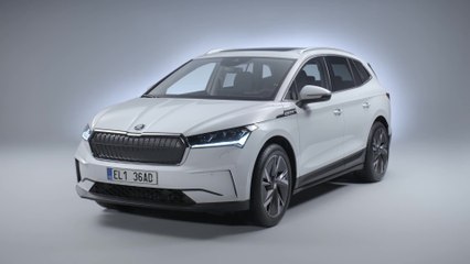 Skoda Enyaq IV Design Preview in Studio