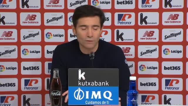 Marcelino: Lo importante es que hemos visto a un equipo excelente lograr un gran resultado