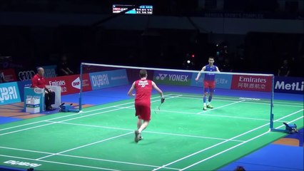 Viktor Axelsen first win against Lee Chong Wei - Nice Angle AMAZING Match - YouTube