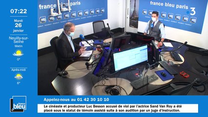 La matinale de France Bleu Paris du 26/01/2021
