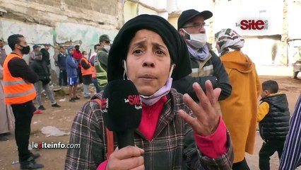 خطير.. سيدة بالمدينة القديمة بـ_كازا_ تكشف تفاصيل سقوط منزلها_ كنا جالسين حتى سمعنا الدار كطرطق_