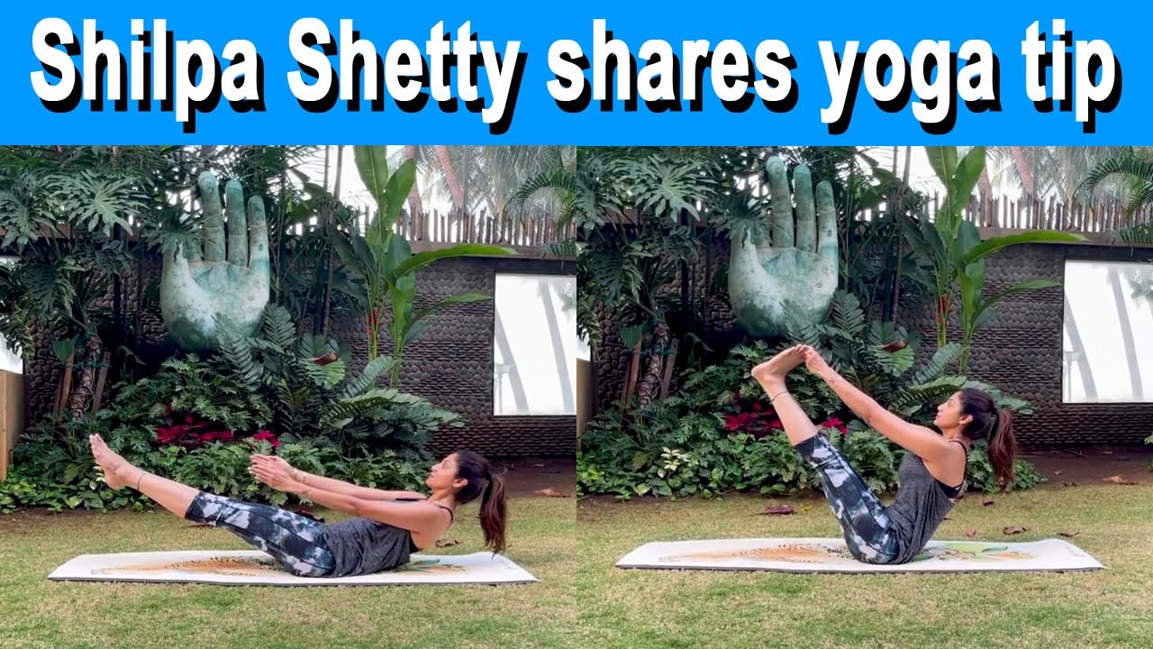 Shilpa Shetty's yoga tip to beat stress