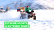 Extreme sporting in frozen Siberia