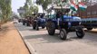 अनूपपुर कृषि कानून के विरोध में ट्रैक्टर रैली निकाल कर किसानों ने जताया विरोध