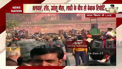Farmer Protest: फरीदाबाद में किसानों पर लाठीचार्ज, लाल किले पर बढ़ रहा है तनाव