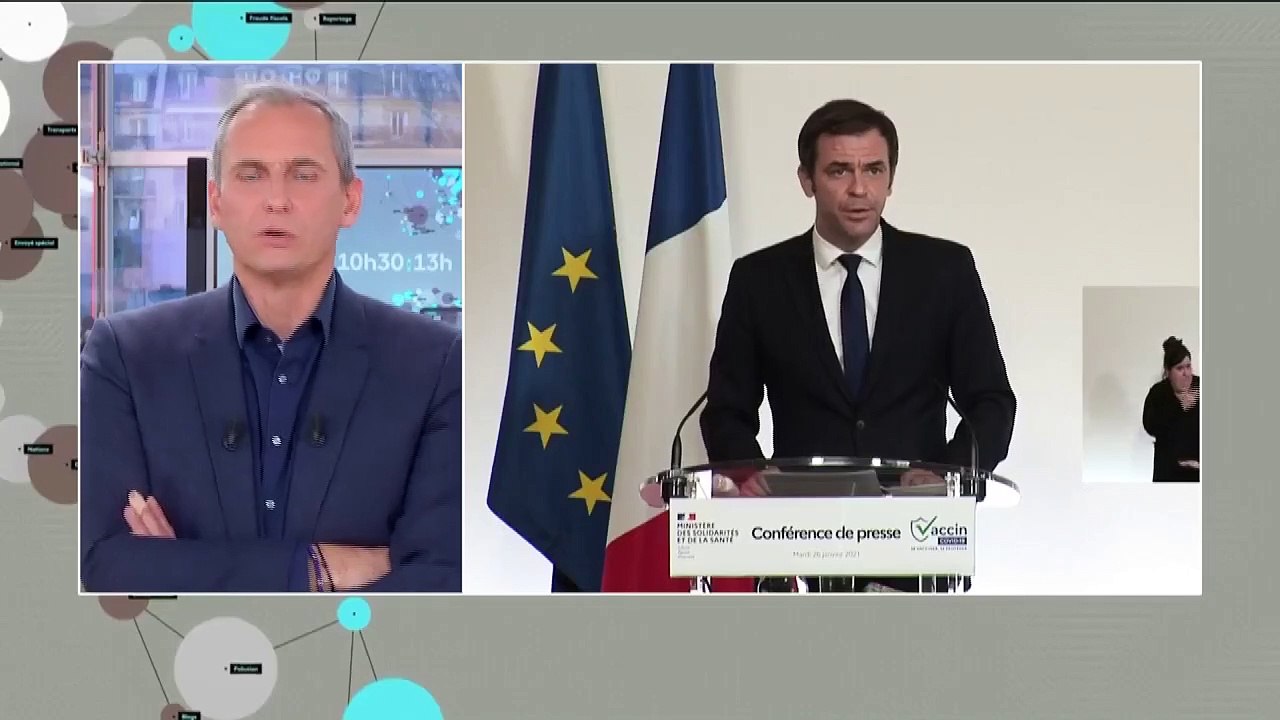 Covid-19 : le ministre de la Santé annonce le maintien du "délai entre deux injections à 21 ou 28 jours" du vaccin Pfizer/BioNTech