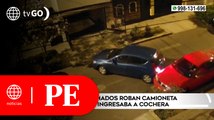 Delincuentes robaron una camioneta a mujer que ingresaba a cochera | Primera Edición