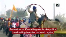 Tractor Rally: Protestors break police barricading to enter Delhi