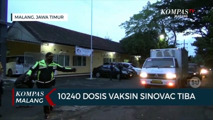 10240 Vaksin Sinovac Tiba di Dinkes Kota Malang