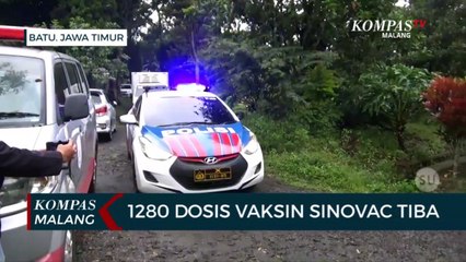 Dikawal Ketat, Vaksin Sinovac Tiba di Kota Batu
