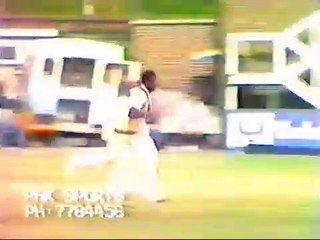 Alan Lamb 100 v WI at Leeds 1984 one of the 3 consecutive centuries against mighty West Indians