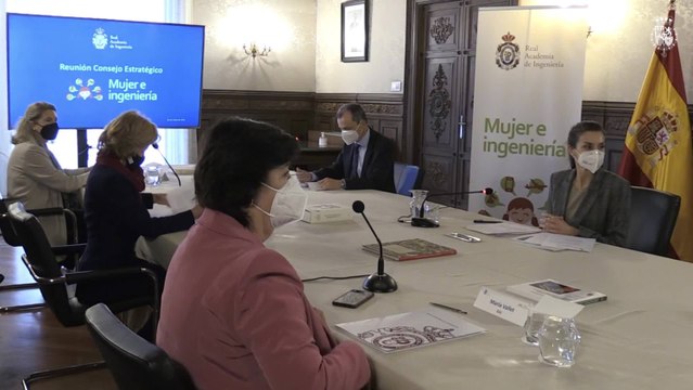 La Reina preside la primera reunión de trabajo del Consejo Estratégico Mujer e Ingeniería