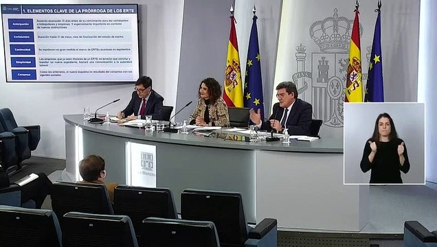 Aprobada la prórroga de ERTE y la prestación de autónomos hasta el 31 de mayo